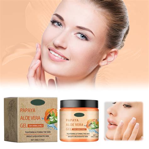 Papaya Aloe Face Papaya Aloe Extract Gel Moisturizes And Moisturizes ...