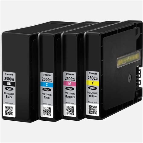 Buy Canon PGI-2500 BK/C/M/Y Ink Cartridge Multi Pack — Canon UK Store