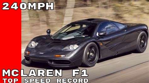 McLaren F1 Top Speed Record Documentary - YouTube