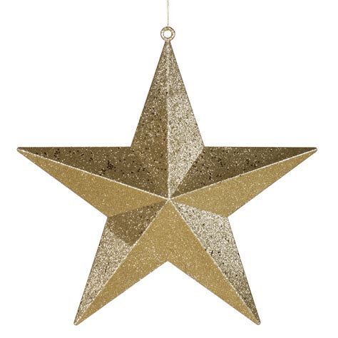 20 inch Gold Glitter Star Ornament | M116308