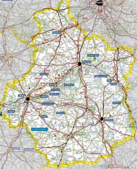 Loire Valley map | plus information