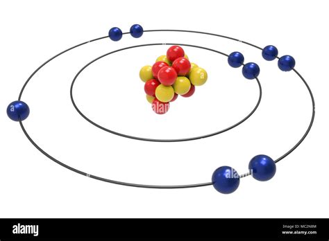 Fluorine molecular model hi-res stock photography and images - Alamy