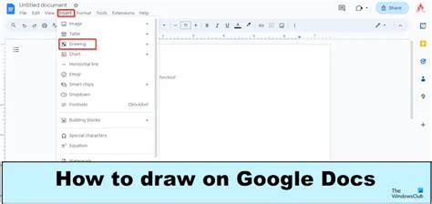 How to Draw on Google Docs?