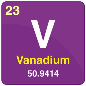 Vanadium (V) - Element Data, Physical & Chemical Properties, Uses