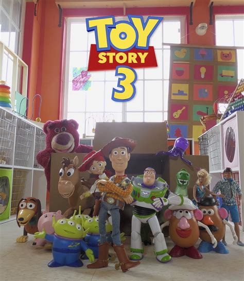 I remade the Toy Story 3 movie poster with real toys. : disney