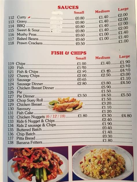 Menu at Star Noodle restaurant, Birkenhead, 261 Old Chester Rd