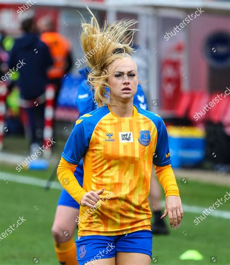 ALISHA LEHMANN EVERTON 9 RUNS WARM Editorial Stock Photo - Stock Image ...