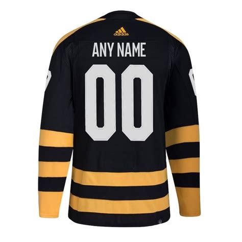 Boston Bruins 2023/24 Winter Classic Custom Jersey Black Jersey Teams