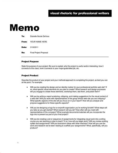 Standard Memo Format Example | Examples And Forms Pertaining To Memo ...