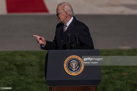 US President Joe Biden delivers remarks as he pardons the National ...