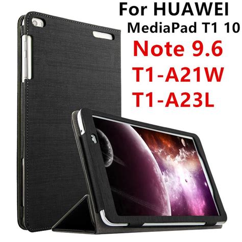 Case For Huawei MediaPad T1 10 PU Leather Smart cover Protective Tablet ...