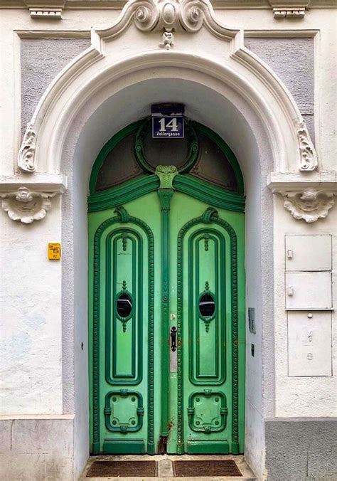 Vienna, Austria | Beautiful doors, Green door, Castle doors