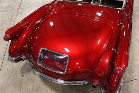 1954 Chevrolet Corvette 585 Miles Candy Apple Red Metallic Convertible ...