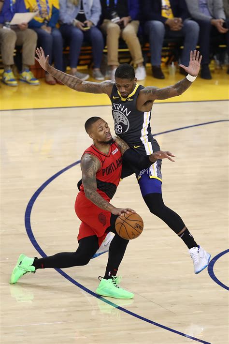 Damian Lillard's neon green shoes cause a stir on Twitter during Game 2