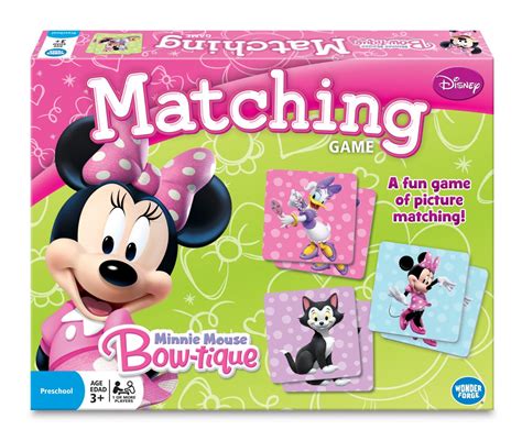 Minnie Mouse Matching Game, Multi Color – AppuWorld