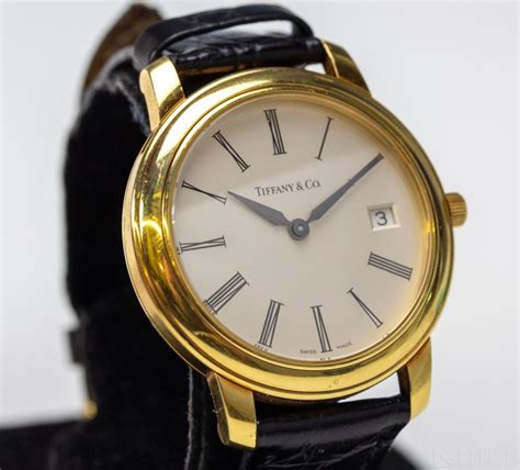 Men's Tiffany & Co. 18k Yellow Gold Watch w/ Date
