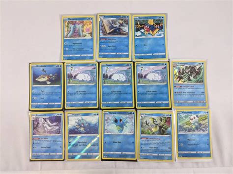 Pokemon Water Type Trading Card Lot x13 Holo Reverse Holo Cards ...