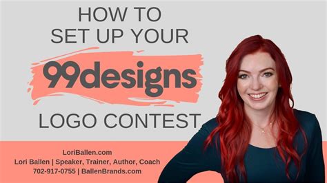 How to Set Up Your 99 Designs Logo Design Contest - YouTube