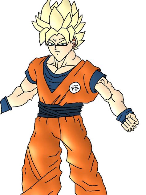 Dragon ball z fan art of Goku! by RadSlayer on DeviantArt