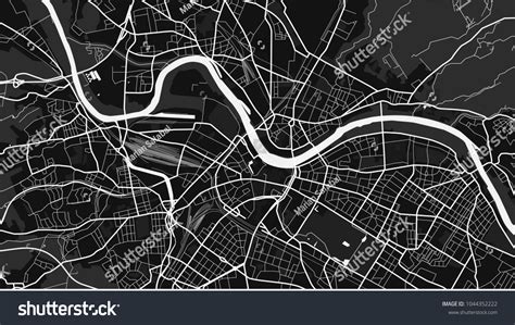 Art Black White Map City Stock Vector (Royalty Free) 1044352222 ...