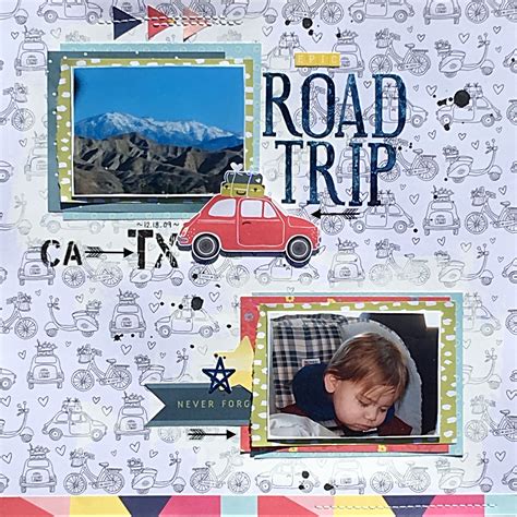 Road Trip - Scrapbook.com in 2020 | Road trip, Trip, Image layout