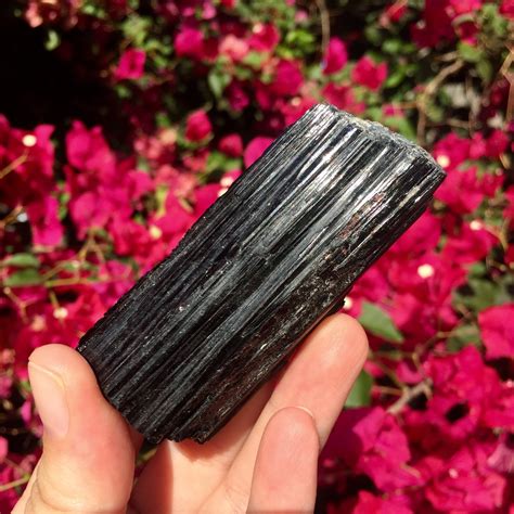 Black Tourmaline - longer piece - Sparkle Rock Pop