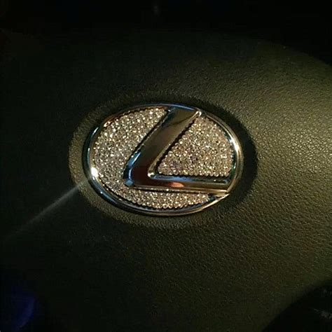 Lexus Bling Steering Wheel LOGO Sticker Decal Emblem – Carsoda