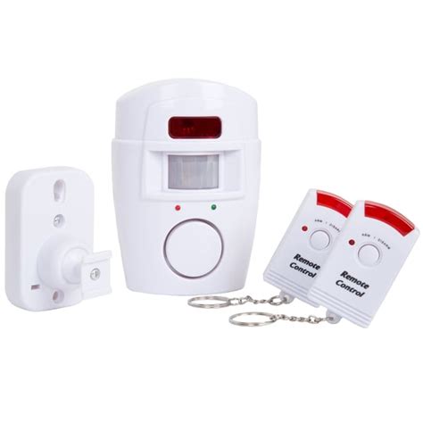 Everyday Home Wireless Motion Sensor Alarm with 2 Wireless Remotes ...