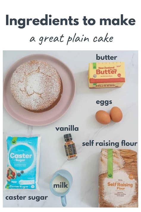 Plain Cake Recipe - My Kids Lick The Bowl