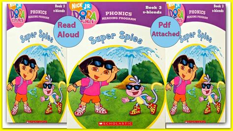 Dora The Explorer- SUPER SPIES-BOOK 3 #readaloud #doratheexplorer #dora ...