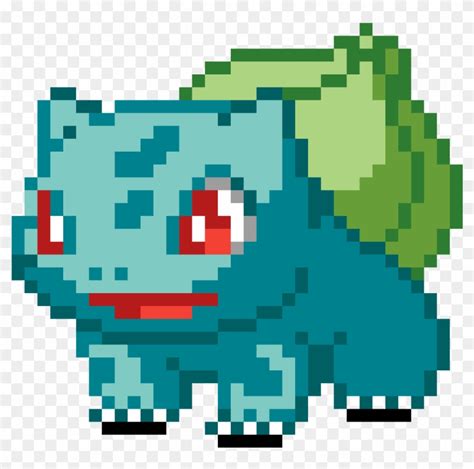 Bulbasaur - Bulbasaur Pixel Art, HD Png Download - 1190x1190(#936211) - PngFind