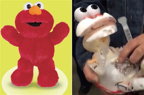 Tickle-me-oh-no! It’s Elmo without his skin (Video) | New York Post