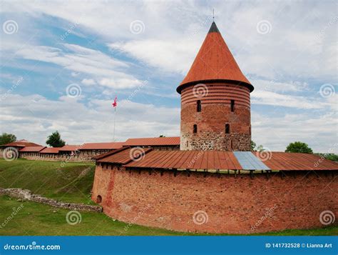 Kaunas, Lithuania - June 26, 2018: View of Kaunas Castle, the Medieval ...