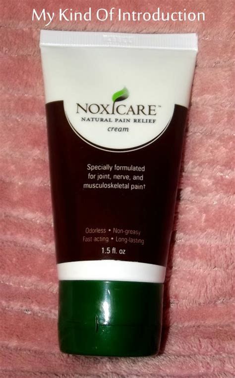 My Kind Of Introduction: Noxicare - My New Favorite Pain Relief Cream