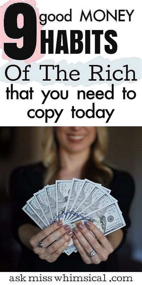 9 Money Habits Of Rich People That You Need To Copy Today - Ask Miss ...