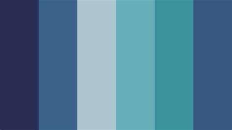 Retro Blues Color Palette | Blue color schemes, Blue colour palette, Color palette
