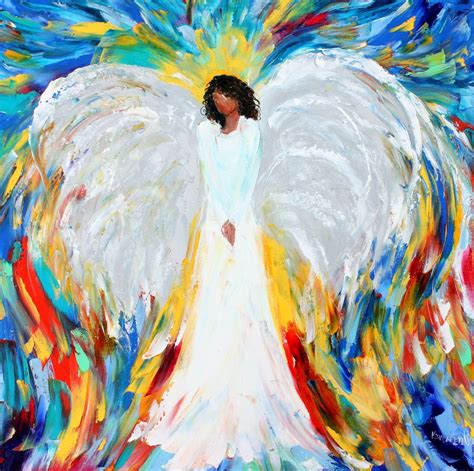 Home & Living Angel of Love Print made from image of original painting by Karen Tarlton fine art ...