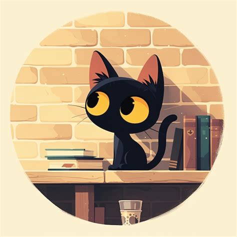 Premium Vector | Burmese Cat Sitting on a Bookshelf