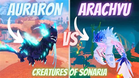 AURARON VS ARACHYU! || Creatures of Sonaria - YouTube