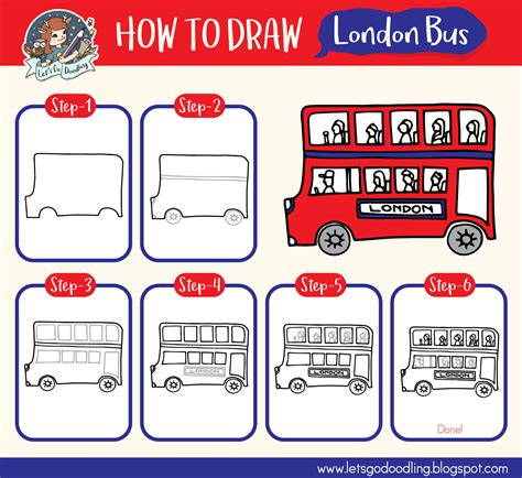 Learn how to draw a double-decker London bus with these super easy steps. Great for kids and ...