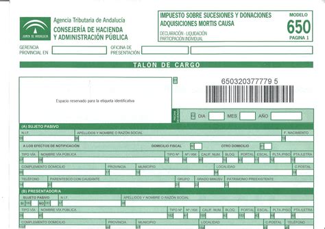Modelo 600 Junta De Andalucia