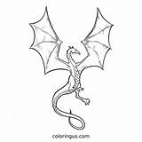 Dragon Coloring Pages Free Printable PDF sketch template