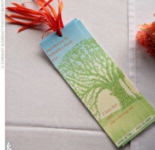 Bookmark Wedding Favors