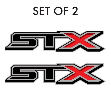 Set of 2: 2017 Ford F-150 STX off-road vinyl decal sticker pickup truc – US Rallystripes