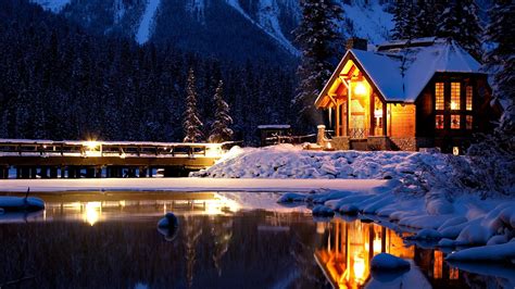 Winter Emerald Lake Wallpapers - Wallpaper Cave