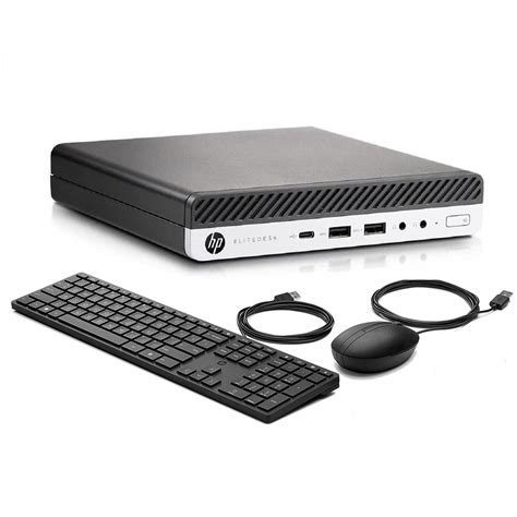 Buy HP Micro Desktop Computer 800 G3 Elitedesk Mini Business PC, Intel Quad Core i5-6500T,16GB ...