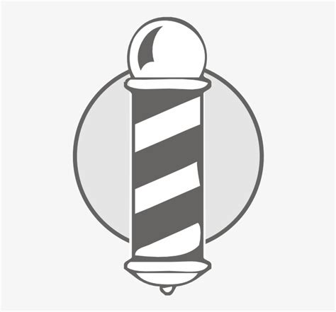 Real Barbers - Barber Pole Black And White Transparent PNG - 600x750 ...