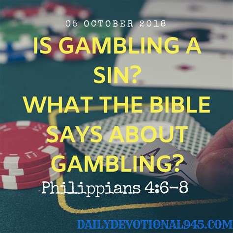 Is gambling a sin? What the Bible says about gambling? | Sayings, Gambling, Bible