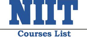 NIIT Courses List & Details of Fees, Admission Process, About GNIIT etc