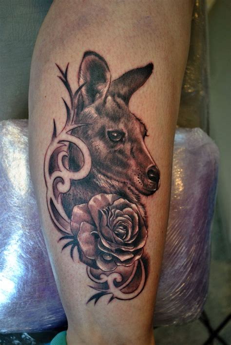 Kangaroo | Picture tattoos, Sleeve tattoos, Body art tattoos